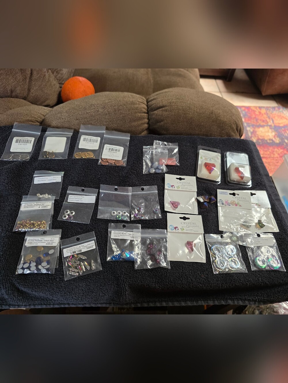 Assorted Crystal & Rhinestone Jewelry Embellishments